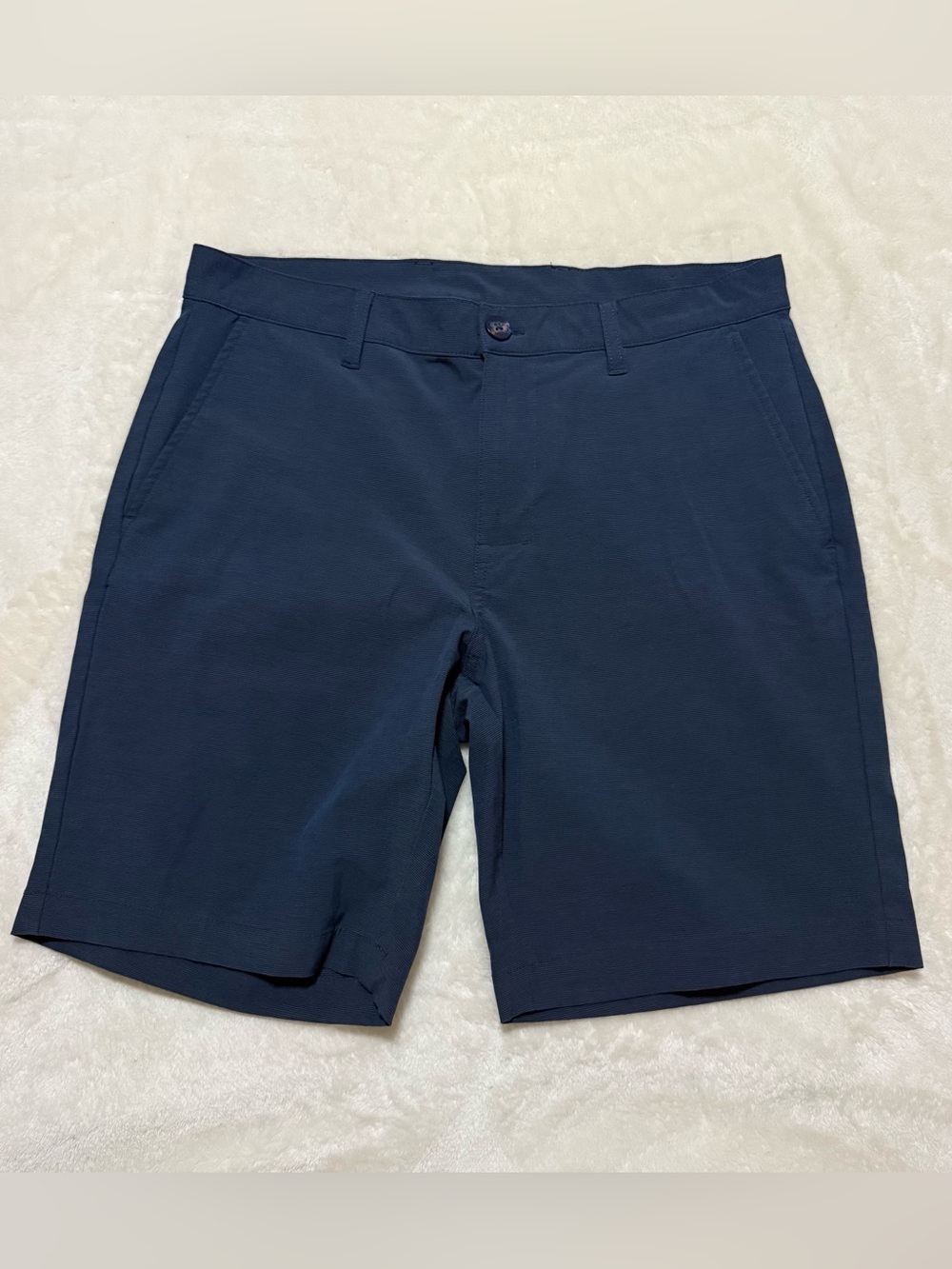 Callaway Navy Flat-Front Golf Shorts